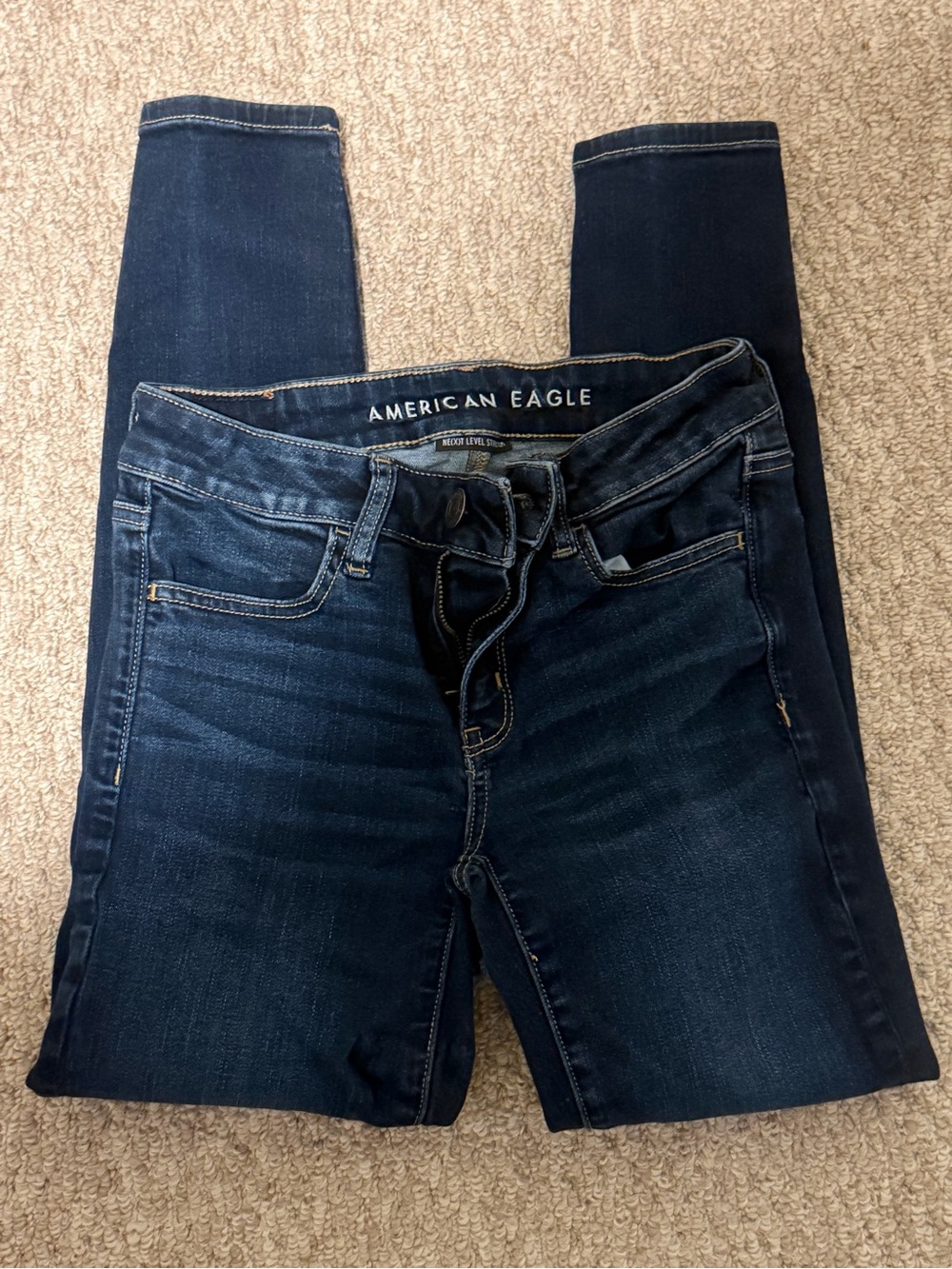 American Eagle Outfitters Dark Blue Skinny Jeans